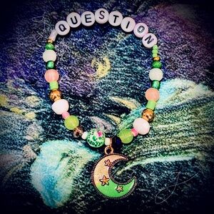 Taylor Swift “Question” Bracelet w/ Moon Charm